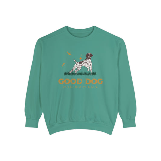 Good Dog Veterinary Care Sweatshirt - Light Green