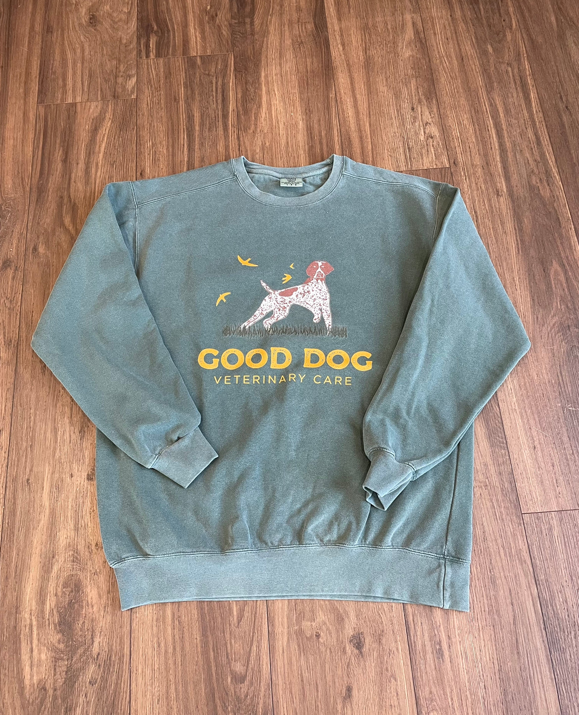 Good Dog Veterinary Care Sweatshirt - Spruce
